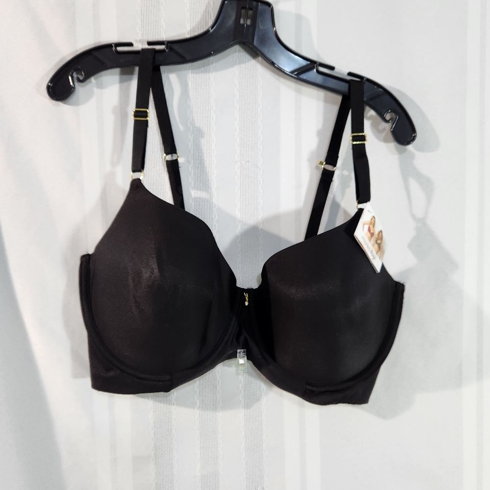 SMART AND SEXY BLACK UNDERWIRE BRA SIZE 40DDD